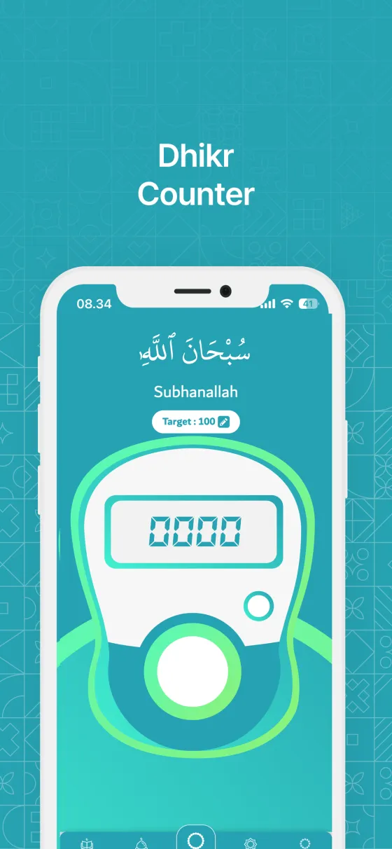 Digital tasbih in Dzikir App