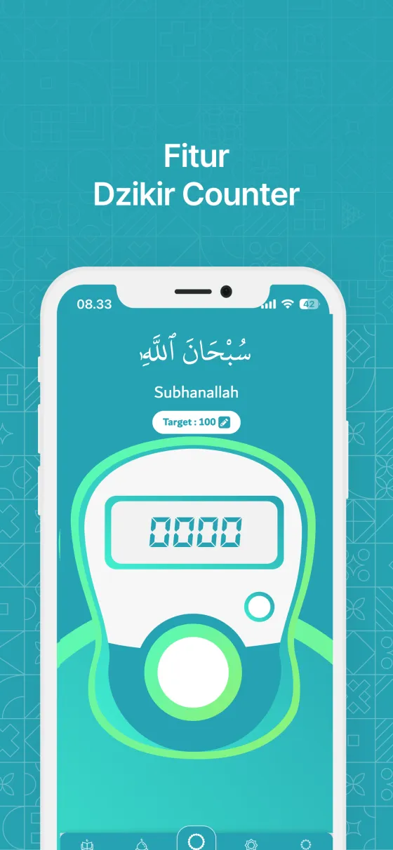 Tasbih digital di Dzikir App