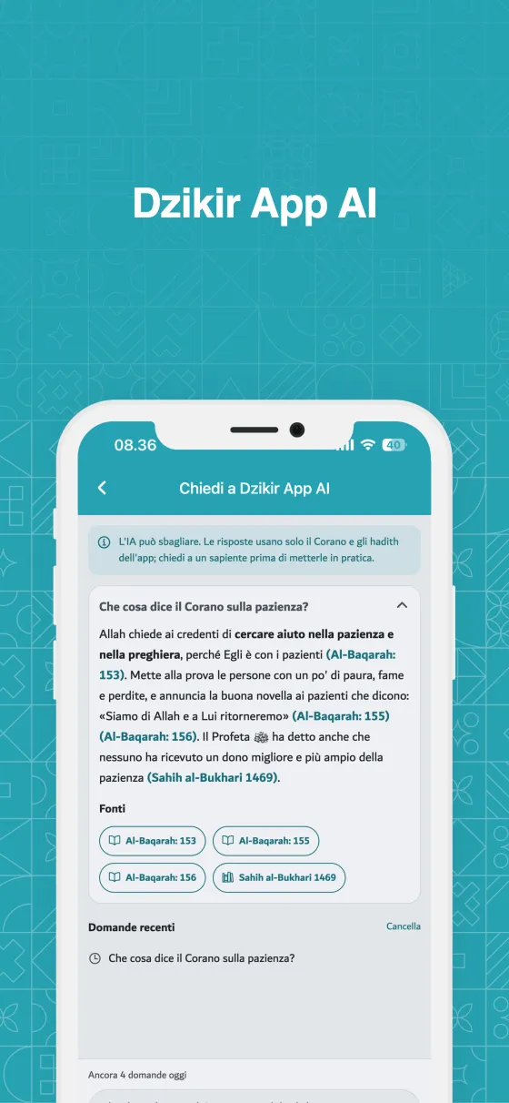 Chiedi a Dzikir App AI su Dzikir App