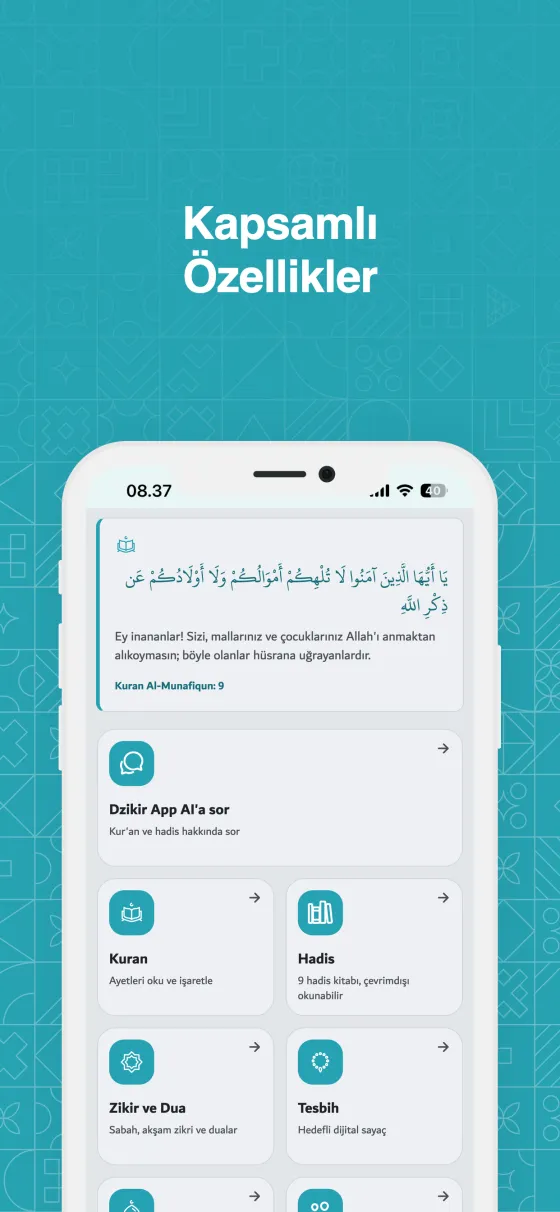 Dzikir App'te Başlarken