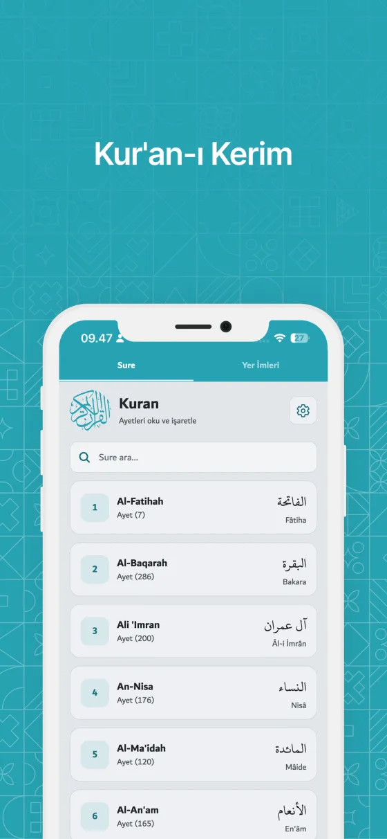 Dzikir App'te Kur'an ve tecvid