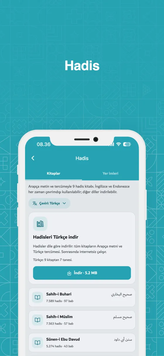 Dzikir App'te Hadis